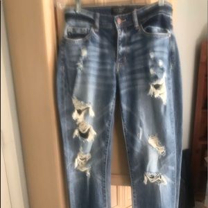 Judy Blue boyfriend fit distressed jeans